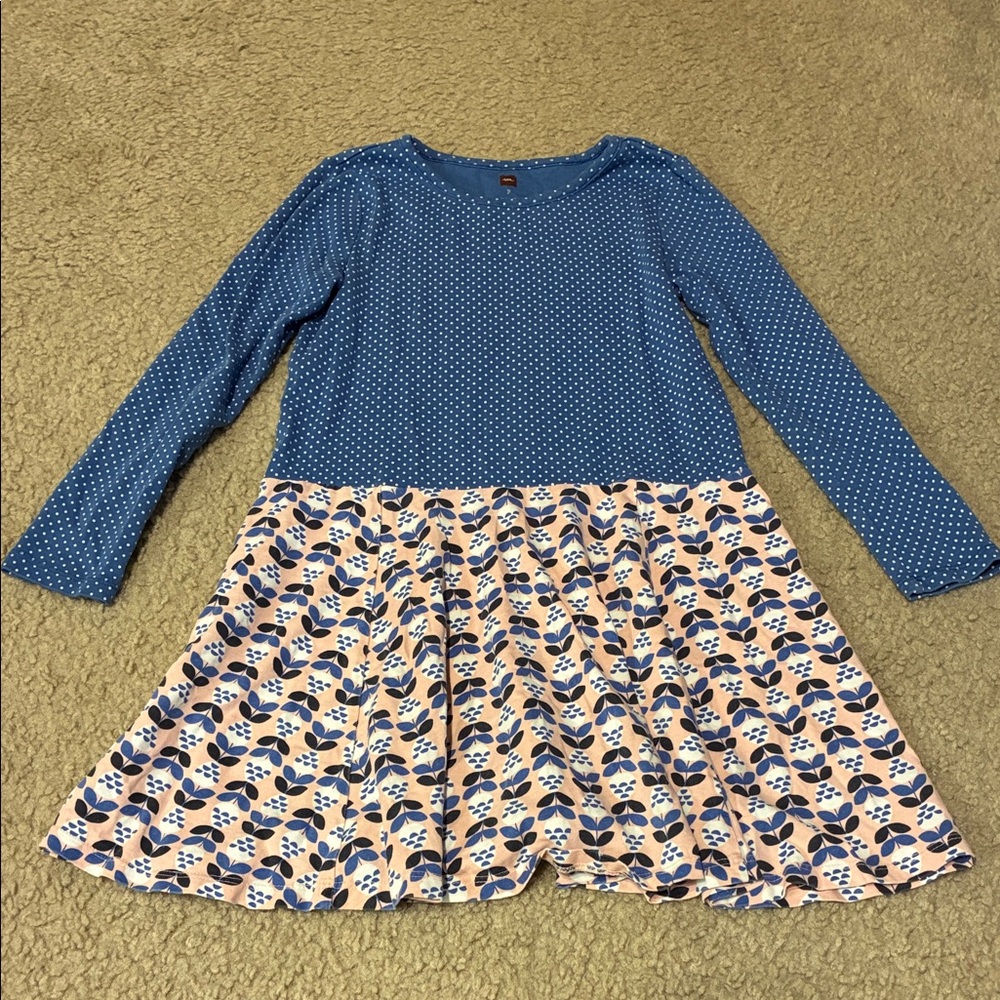 Tea Collection Acorn Branch Dress - Polka Dot and Patterned